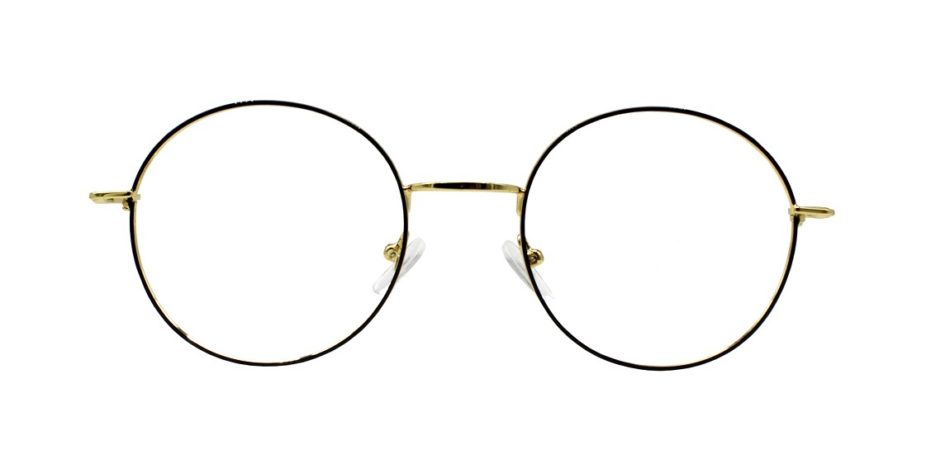Golden Round Glasses 231117 3