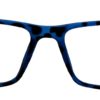 Blue Tortoise Rectangle Glasses 11116 7