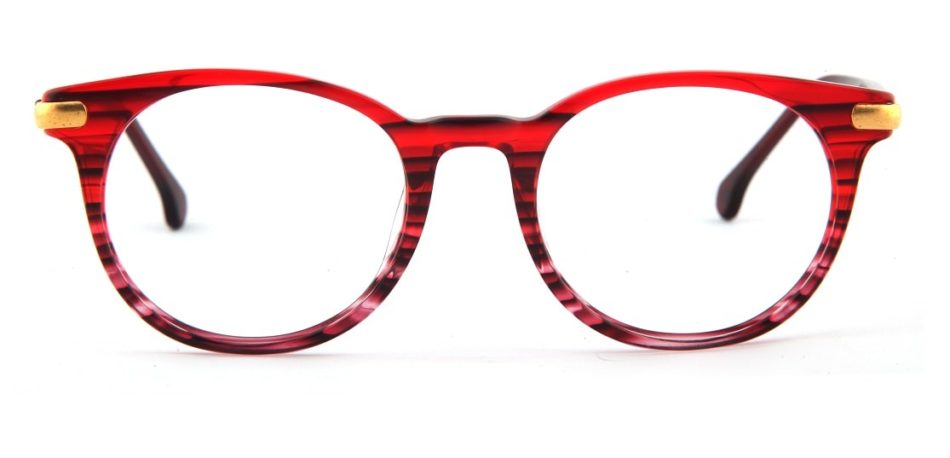 Red Round Glasses 110164 2