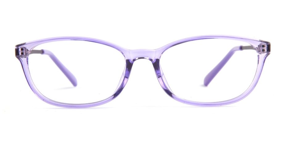 Purple Rectangle Glasses 010811 3