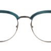 Blue Matte Browline Glasses 010825 7