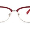 Red Browline Glasses 110157 6