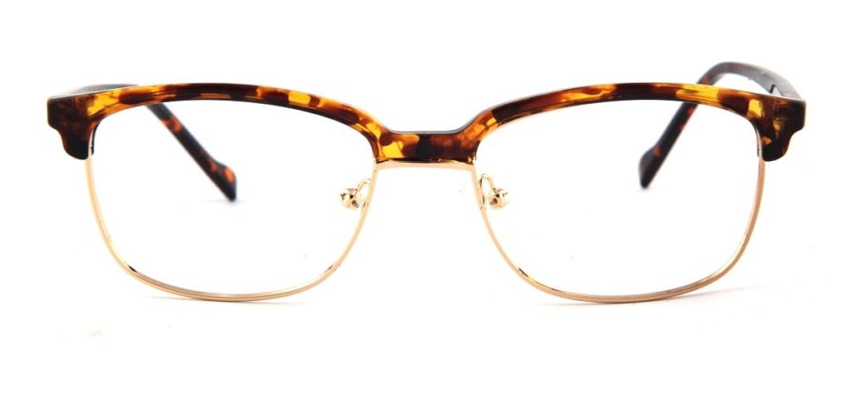 Brown Tortoise Browline Glasses 110147 2