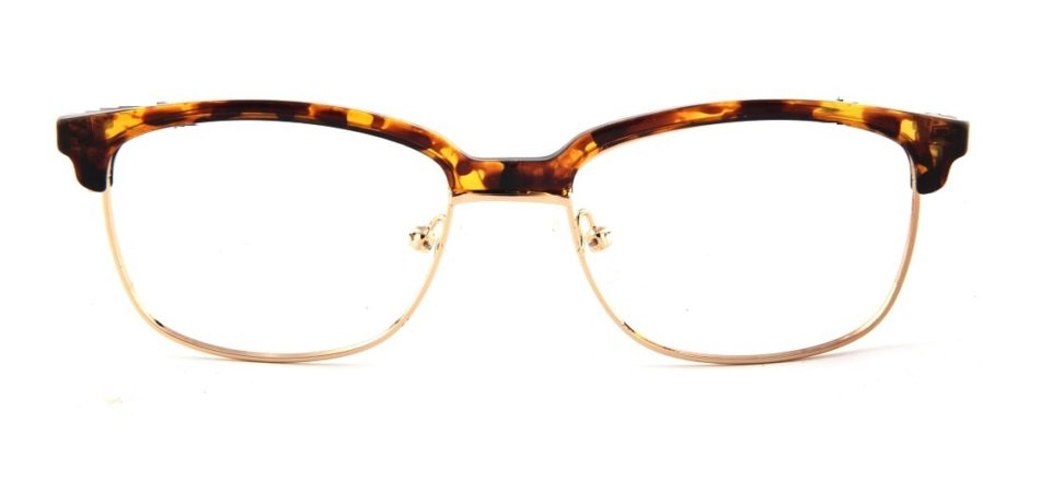 Brown Tortoise Browline Glasses 110147 3