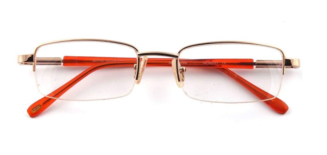 Bronze Rectangle Glasses 120284 1