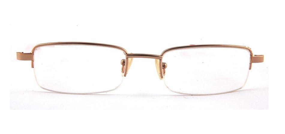 Bronze Rectangle Glasses 120284 3