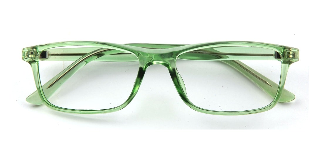 Green Rectangle Glasses 120149 1