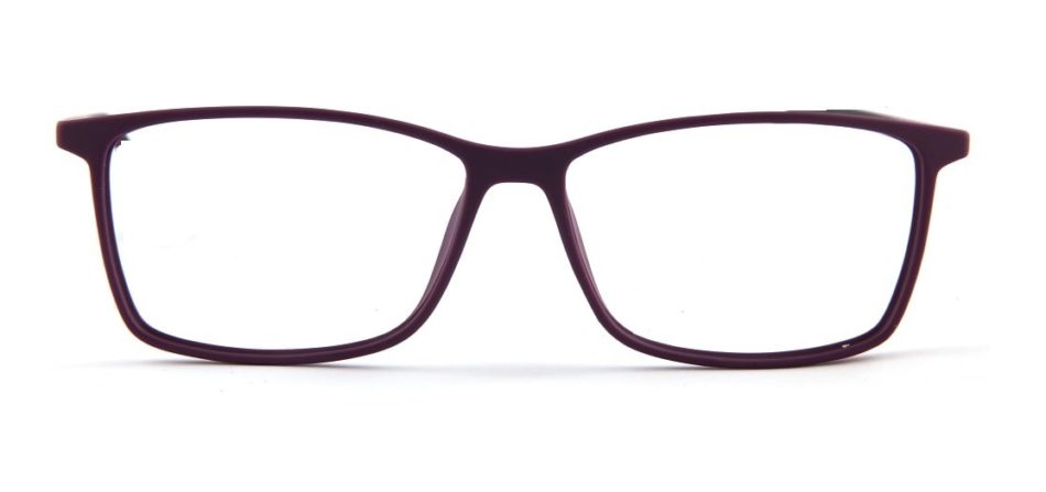 Purple Square Glasses 120157 3