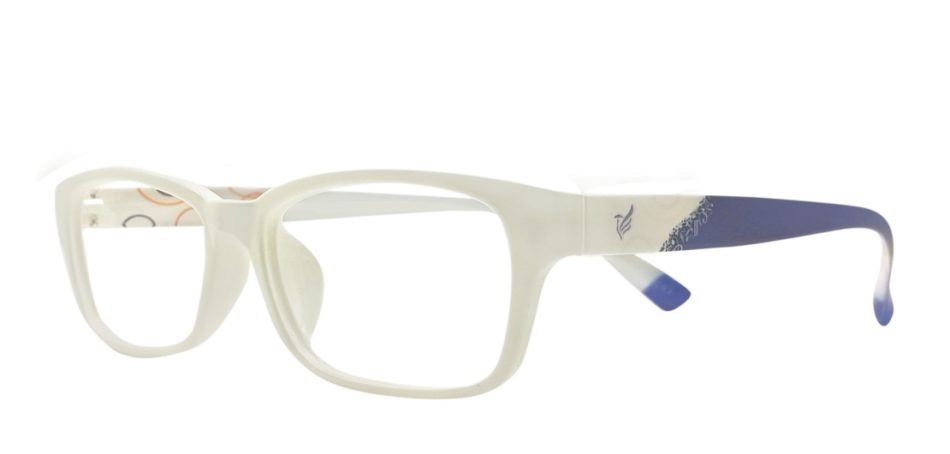 White Rectangle Glasses 191113 2