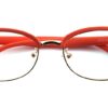 Red Square Browline Glasses 100129 5