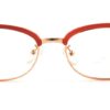 Red Square Browline Glasses 100129 8