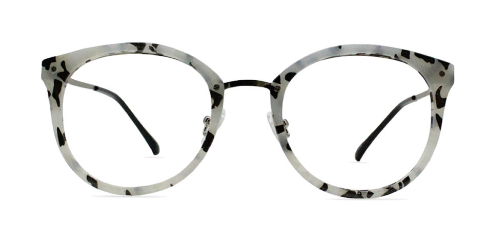 Grey Round Glasses 200434 3