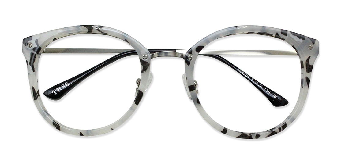 Grey Round Glasses 200434 1