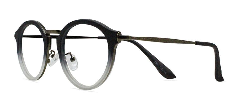 Black Round Glasses 200436 2