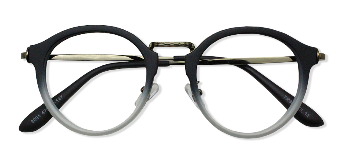 Black Round Glasses 200436 1