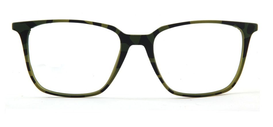 Green Tortoise Square Glasses 120135 3