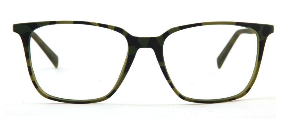 Green Tortoise Square Glasses 120135 2