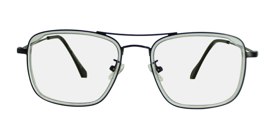 Silver Square Glasses 191116 3