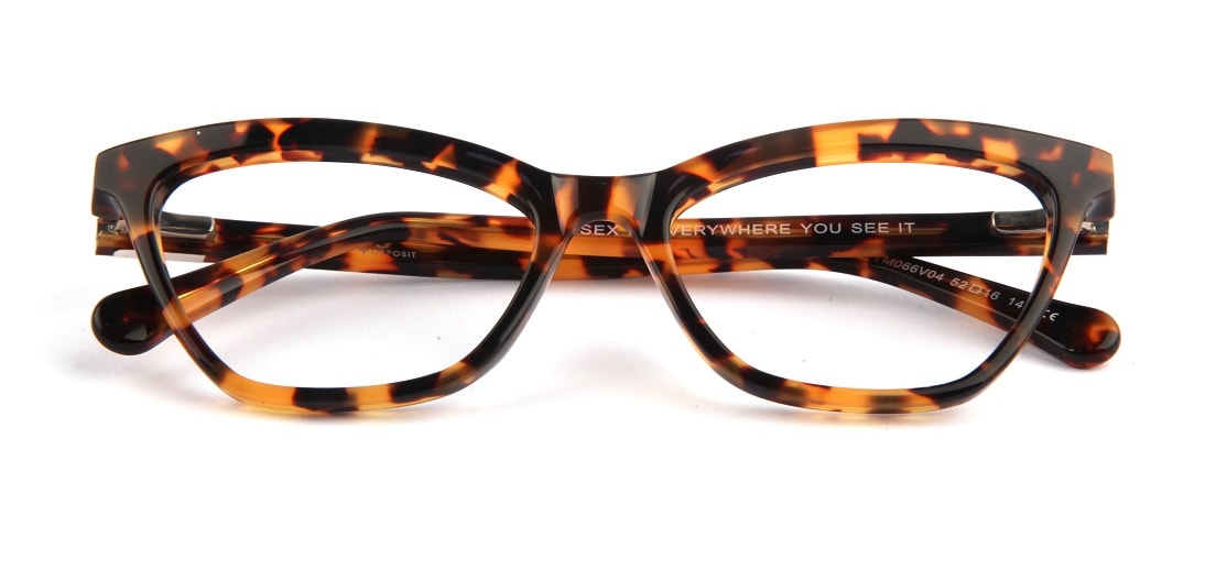 Brown Cat-eye Glasses 050826 1