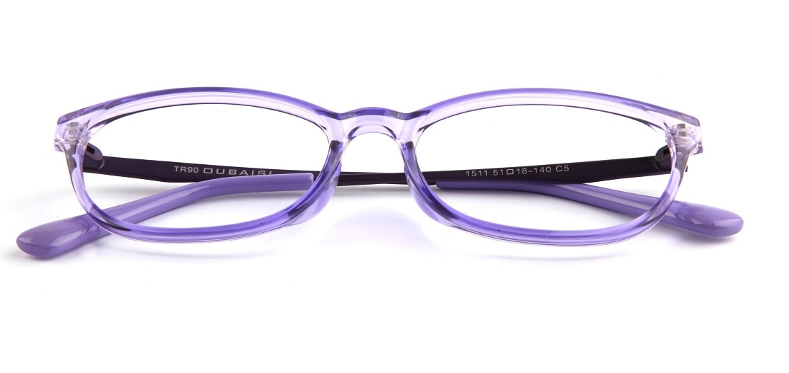 Purple Rectangle Glasses 010811 1