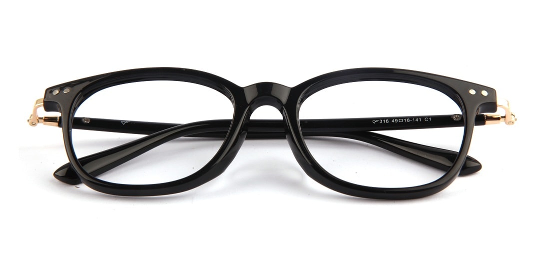 Black Square Glasses 310716 1