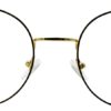 Golden Round Glasses 231117 6