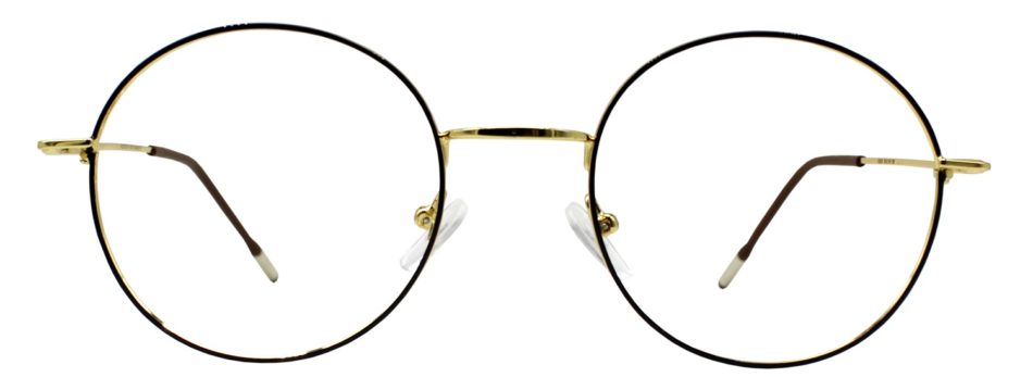 Golden Round Glasses 231117 2
