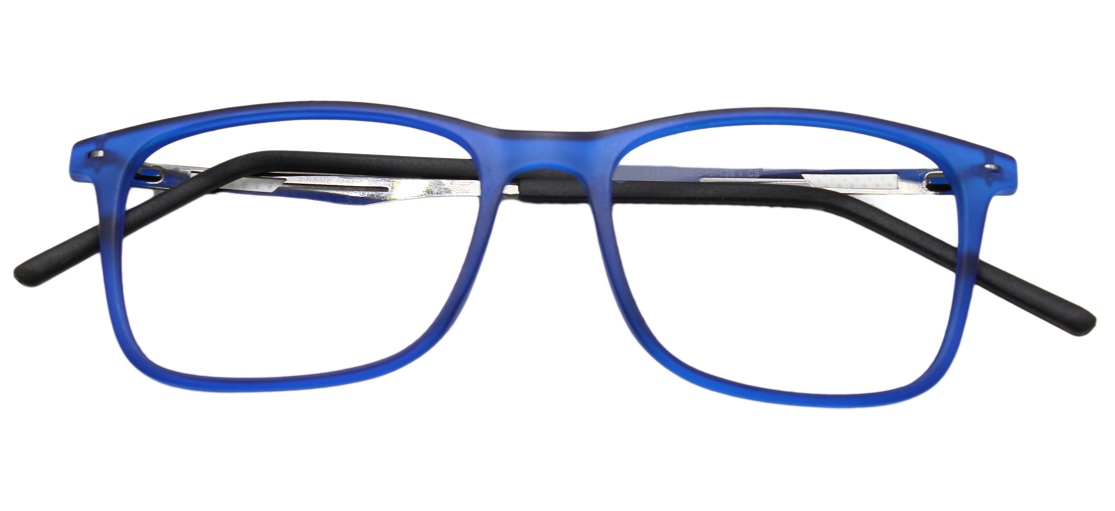 Blue Square Glasses 25011 1
