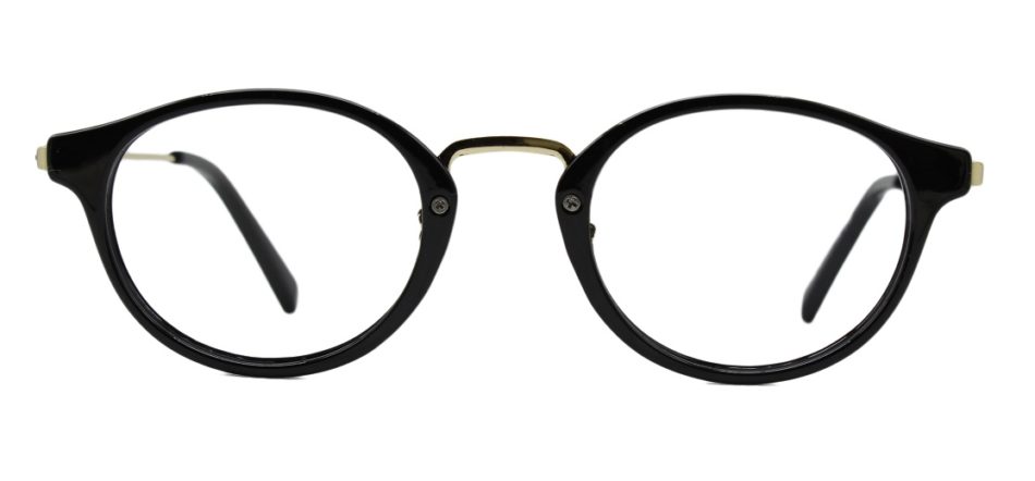 Black Round Glasses 26012 3