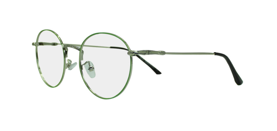 Green Round Glasses 191005 3