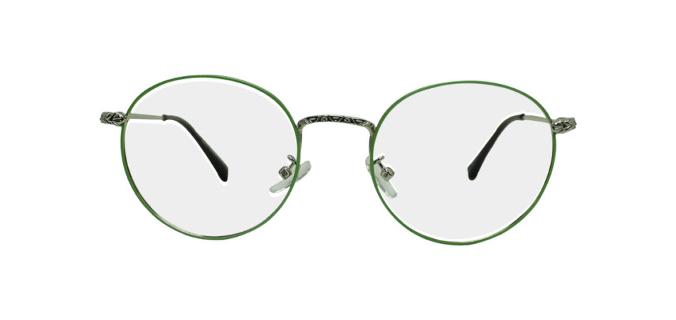 Green Round Glasses 191005 4