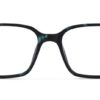 Green Tortoise Square Glasses 100125 8