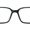 Green Tortoise Square Glasses 100125 7