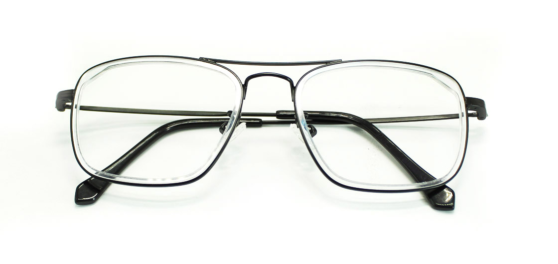 Silver Square Glasses 191116 1