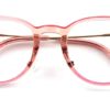 Pink Round Transparent Glasses 110128 5