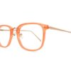 Orange Square Glasses Sf 9865 6