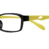Black Rectangle Glasses 25111 6