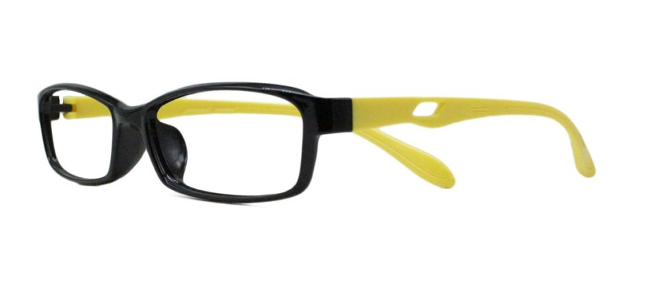 Black Rectangle Glasses 25111 2