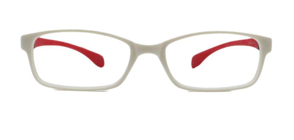 White Rectangle Glasses 281118 2