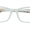 White Rectangle Glasses 191113 5