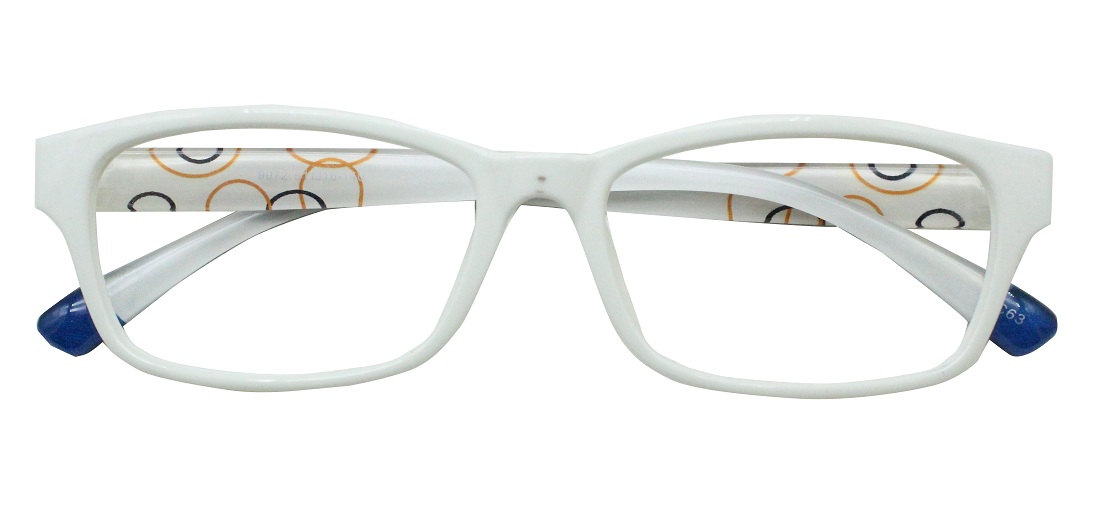 White Rectangle Glasses 191113 1
