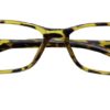 Yellow Tortoise Rectangle Glasses 19111 5