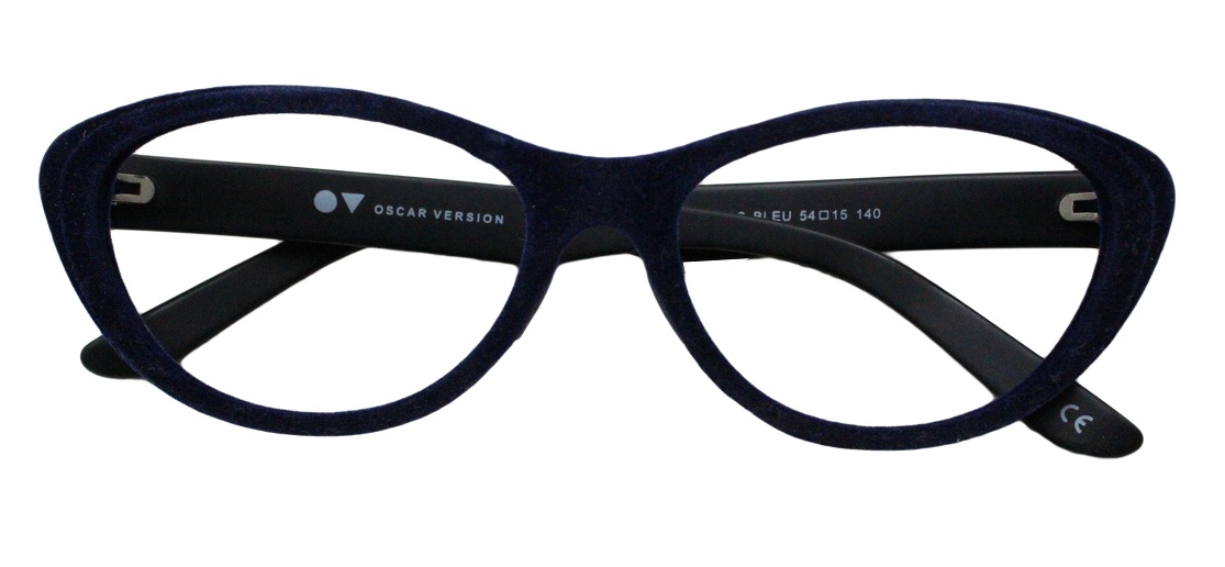 Blue Velvet Cat Eye Glasses 201123 1